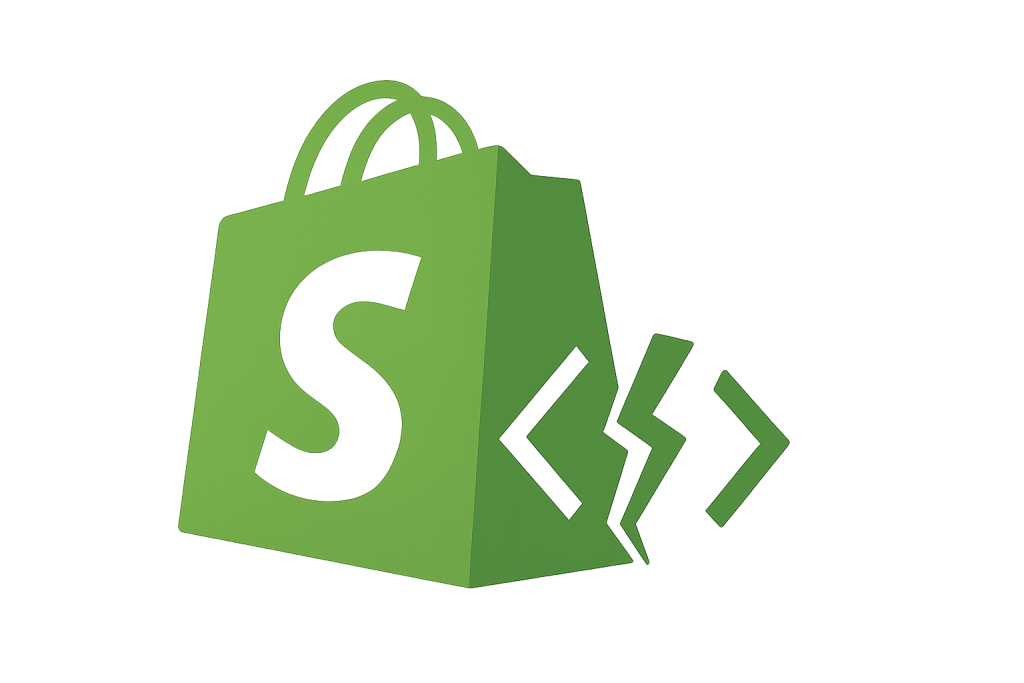 shopify logo representing code errors