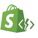 shopify logo representing code errors